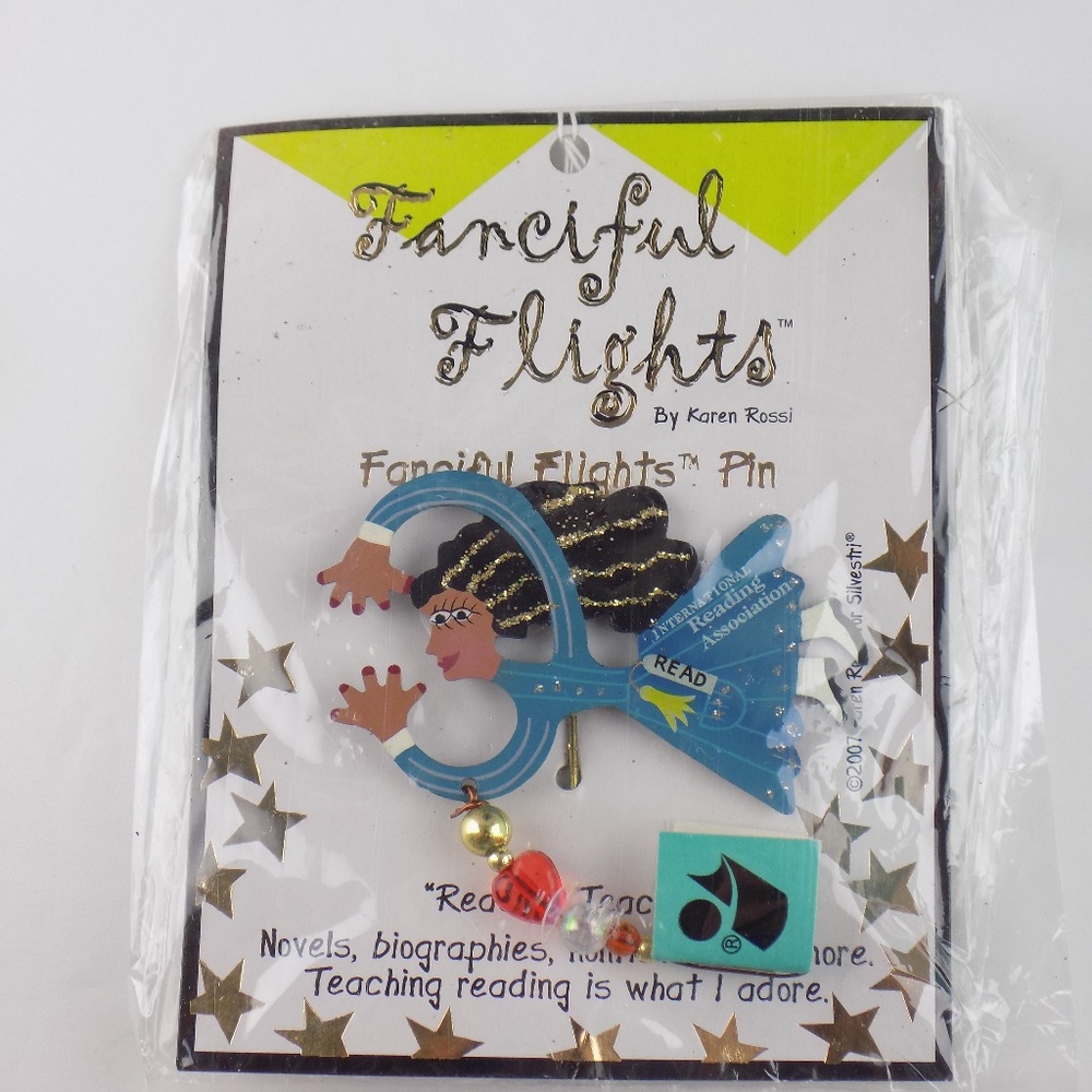 Fanciful Flights Lapel Pin By Karen Rossi